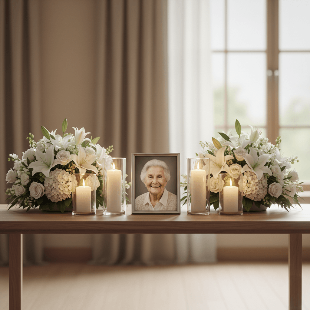 Cérémonie d'hommage personnalisée et intime